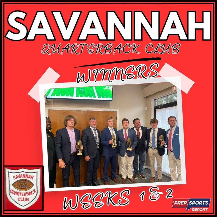 Savannah QB Club Honors Top Players from Memorial Day, St. Andrew's